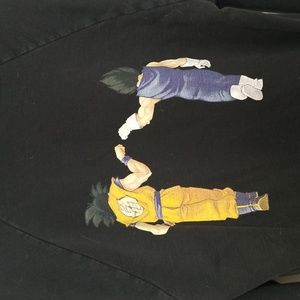 Dragon Ball Z men's black pullover hoodie size XL